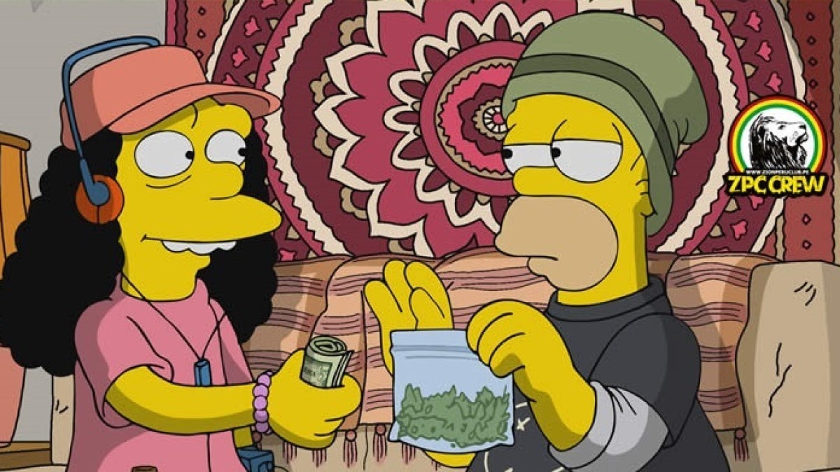 “Los Simpson” y su “afición” a la marihuana  – Por: Jorge Gómez Pinilla