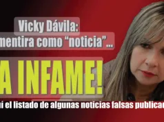 Aquí el listado de algunas noticias falsas publicadas por Vicky Dávila Vicky
