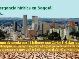 Crisis del agua en Bogotá