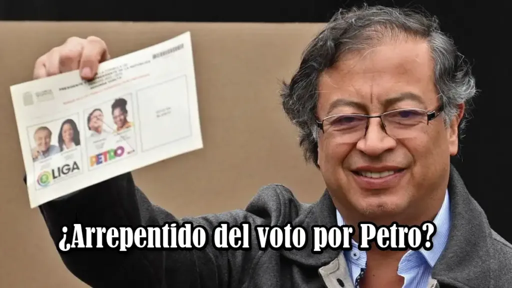 ¿Arrepentido del voto por Petro? 