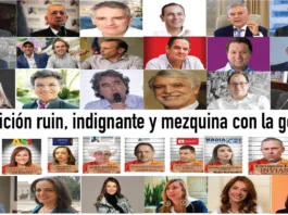 Oposición ruin, indignante y mezquina con la gente