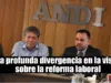 Una profunda divergencia en la visión sobre la reforma laboral