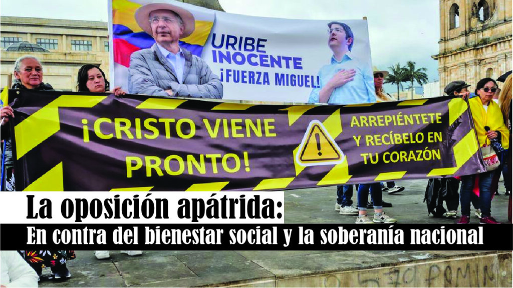La oposición apátrida: en contra del bienestar social y la soberanía nacional