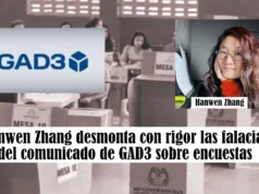 Hanwen Zhang desmonta con rigor las falacias del comunicado de GAD3 sobre encuestas Hanwen Zhang desmonta con rigor las falacias del comunicado de GAD3