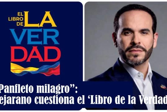 “Panfleto milagro”: Ramiro Bejarano cuestiona el ‘Libro de la Verdad’