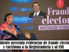 Presidente presenta evidencias de fraude electoral y cuestiona a la Registraduría y al CNE