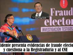 Presidente presenta evidencias de fraude electoral y cuestiona a la Registraduría y al CNE