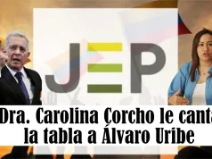 Dra. Carolina Corcho le canta la tabla a Álvaro Uribe