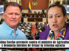 Carolina Corcho arremete contra el ministro de Agricultura y denuncia intentos de frenar la reforma agraria
